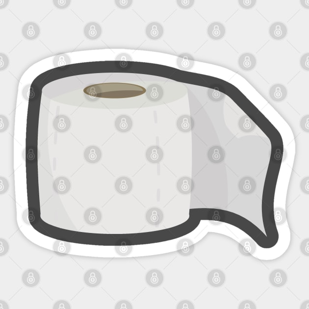 Toilet Paper Sticker by Thedustyphoenix